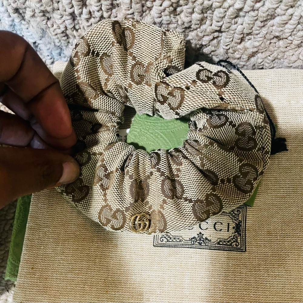 SOLD ELSEWHERE! Brand New Authentic Gucci GG Scrunchie!